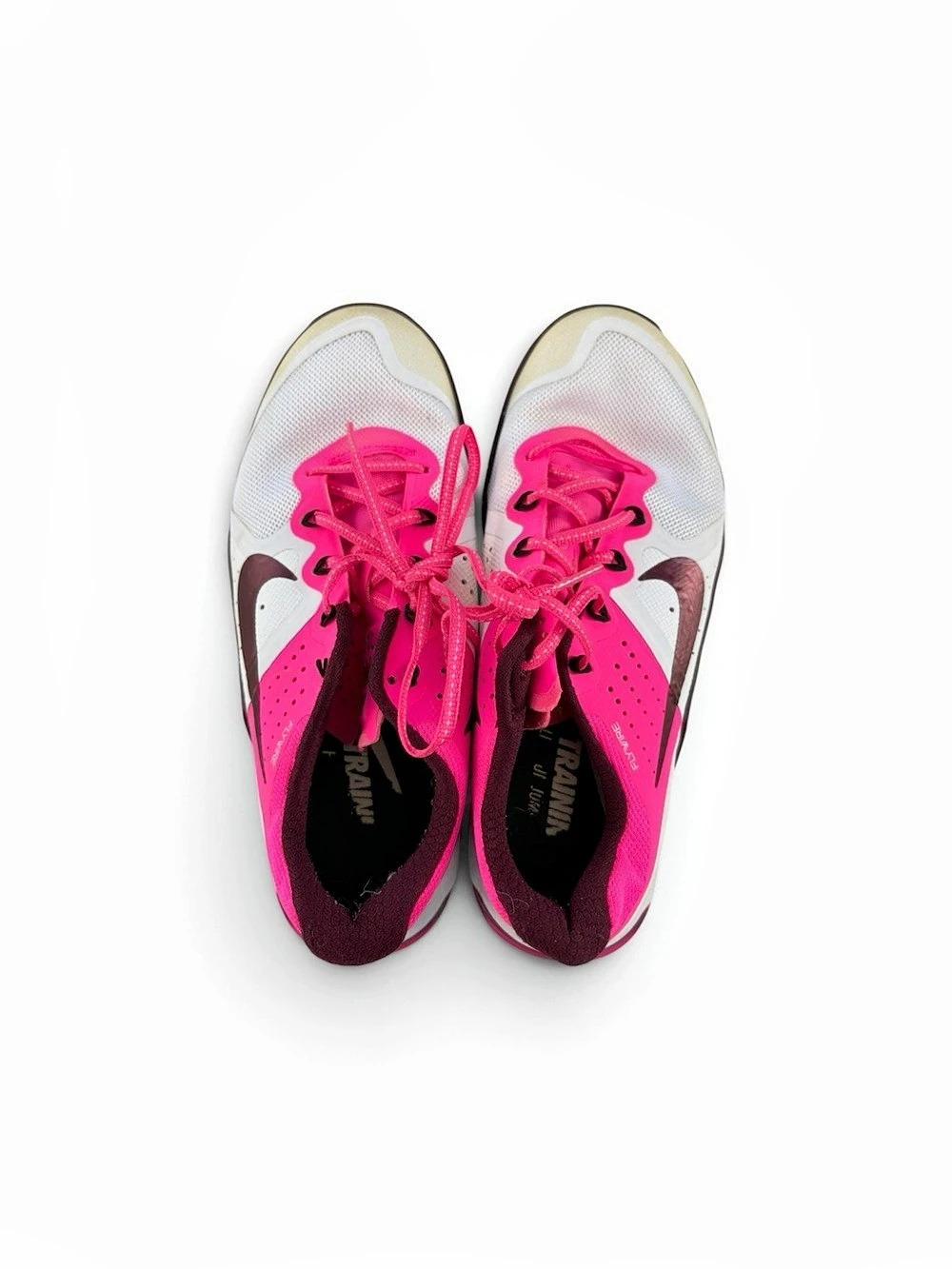 Nike Free TR 8 'Pink Tint' Athletic Shoes in Pink & White